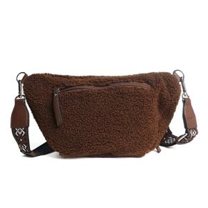 Doppeltes Taschen-Umhängetäschchen für Damen mit Fleece Mac Alyster image-2