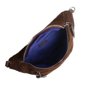 Doppeltes Taschen-Umhängetäschchen für Damen mit Fleece Mac Alyster image-3