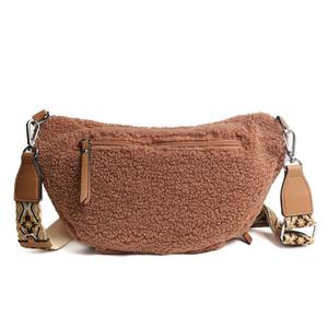 Doppeltes Taschen-Umhängetäschchen für Damen mit Fleece Mac Alyster image-2