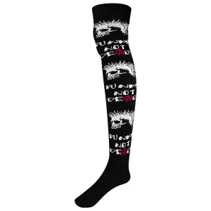 Calcetines largos de mujer Macahel Punks Not Dead image-0