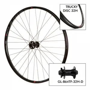 Roue de vélo Mach1 D. Trucky 30 32H - B64TF 15x100 image-0
