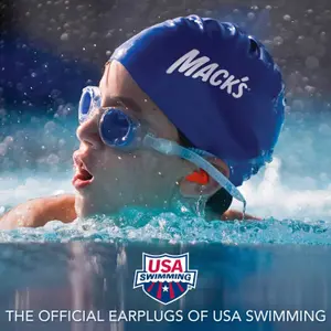 Children's swimming earplugs Mack's Pillow Soft (x6) image-1