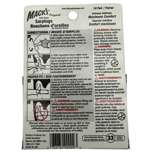 Earplugs Mack's (x10) image-2