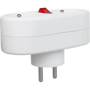 2-socket power strip with switch Maclean Energy MCE337 image-1