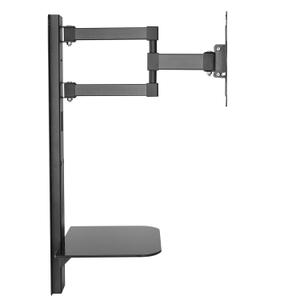 Support écran LCD mural 3 axes + support lecteur DVD Maclean Energy 32-55" image-1