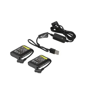 Kit de batería para guante de moto + cargador USB Macna image-0