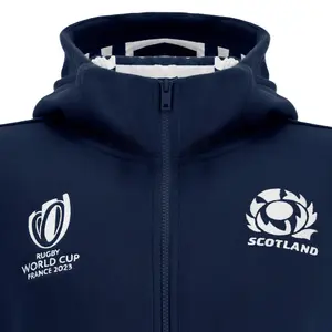 Dětská mikina s kapucí na zip Skotsko Merch RWC Country image-2