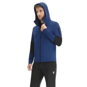 Sweatshirt zipped hooded Macron Zanzibar image-1