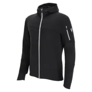 Sweatshirt med hætte og lynlås Macron Athleisure SCC Zanzibar Tech image-0