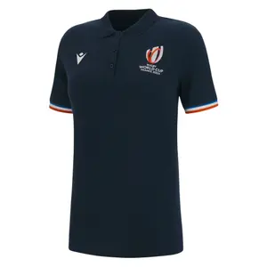 Polo de mujer piqué Macron RWC Francia 2023 image-0