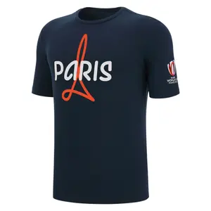 Camiseta de polialgodón Macron RWC Francia 2023 Paris