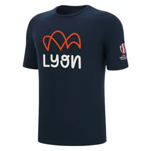 Polycotton T-Shirt Macron RWC Frankreich 2023 Lyon image-0