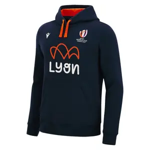 Sweatshirt à capuche Macron RWC France 2023 Lyon image-0