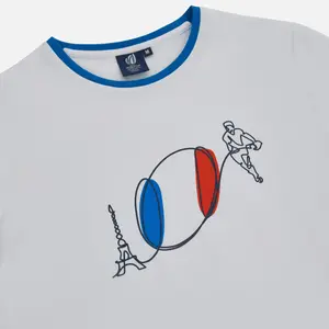 Camiseta de mujer de polialgodón Macron RWC Francia 2023 image-2