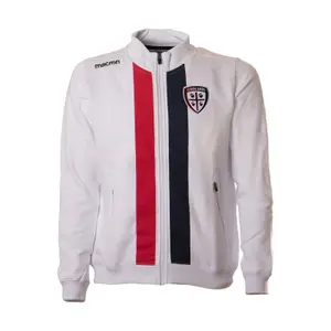 Children's zip-up tracksuit jacket Cagliari fan image-0