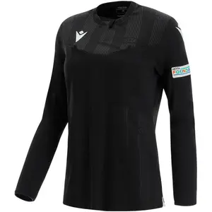 Camisola de manga comprida feminina para árbitros Macron Uefa 2022 image-0