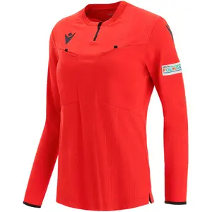 Camisola de manga comprida feminina para árbitros Macron Uefa 2021 image-0