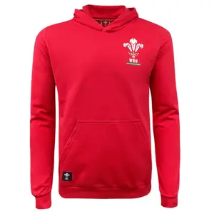 Wales-i kapucnis pulóver Rugby XV Merch CA Groc
