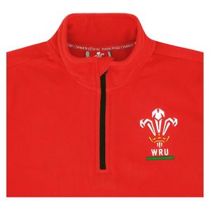 1/4 zip sweatshirt for kids Pays de Galles Rugby XV Merch CA image-2