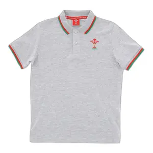 Poloshirt til børn Pays de Galles Rugby XV Merch CA LF