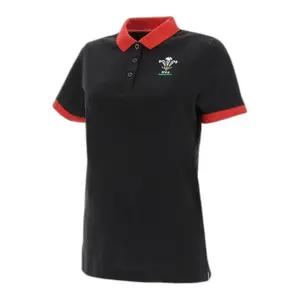 Polo-Shirt Frau Pays de Galles Rugby XV Merch CA LF image-0