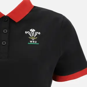 Polo-Shirt Frau Pays de Galles Rugby XV Merch CA LF image-2