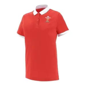 Polo-Shirt Frau Pays de Galles Rugby XV Merch CA LF image-0
