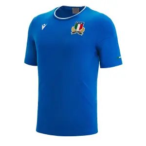 Kinder T-Shirt Italie Rugby Travel Player 2022/23 image-0