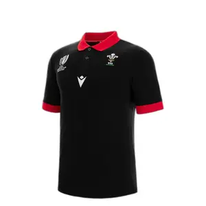 Polo-Shirt Kind Pays de Galles Rugby XV Merch CA LF RWC image-0