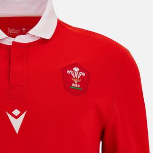Long-sleeved home polo shirt Wales RWC 2023 image-2