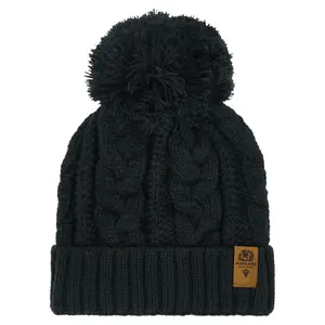 Mütze Pompom vogue gewebt Kind Écosse image-0