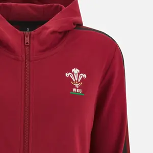 Wales mintás női kapucnis pulóver teljes cipzárral Travel 6NT 2023 image-2