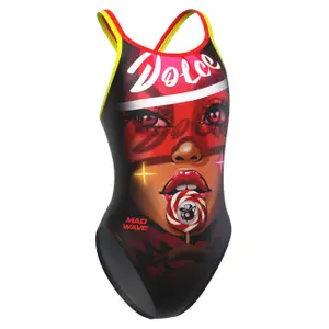 Women's 1-piece swimsuit Mad Wave Crossback H3 image-0