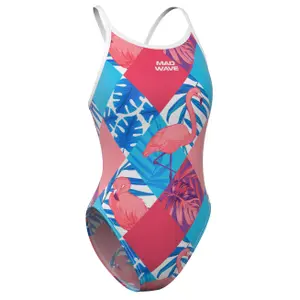 Women's 1-piece swimsuit Mad Wave Flare D2 image-0