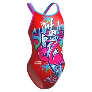 1-piece swimsuit for girls Mad Wave Crossback C9 image-0