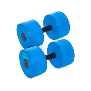 Pair of round dumbbells Mad Wave Basic image-0
