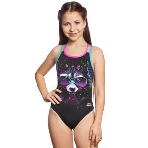 1-piece swimsuit for girls Mad Wave Crossback PBT T2 image-1