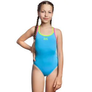 1-piece swimsuit for girls Mad Wave Crossback PBT image-1