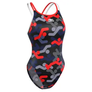 Women's 1-piece swimsuit Mad Wave Crossback PBT I5 image-0