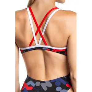 Women's 1-piece swimsuit Mad Wave Crossback PBT I5 image-3