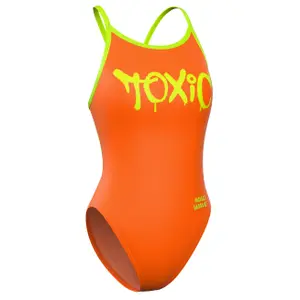 Women's 1-piece swimsuit Mad Wave Flare PBT A4 image-0