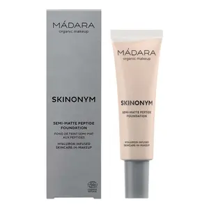 Semi-matte Foundation mit Peptiden Madara Skinonym #25 Linen image-1