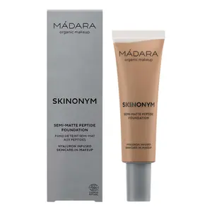 Fondotinta semi-opaco con peptidi Madara Skinonym #65 Warm Tan image-1