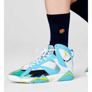 Meias Happy Socks broderie Hamburger image-1