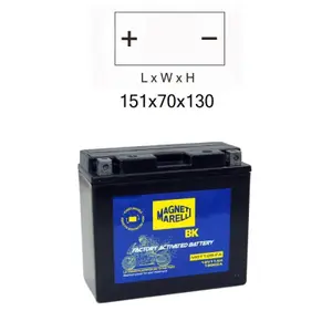 Motorradbatterie Magneti Marelli