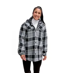Casaco com capuz feminino Maier Sports Camquadri image-1