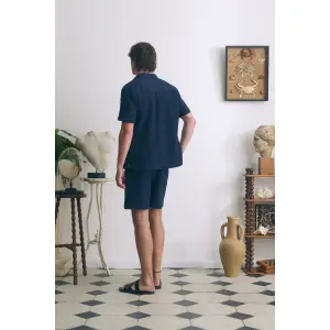 Cotton shorts Maison Labiche Herelle Big Waffle image-6