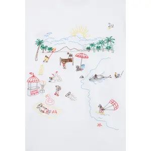 Damen T-Shirt Maison Labiche Bainville Dog Beach image-2