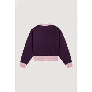 Cardigan Herz-Patch aus Wolle und Kaschmir für Frauen Maison Labiche Gliziere image-1