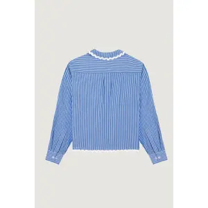 Katoenen blouse dames Maison Labiche Mariotte Zigzag Lace image-1